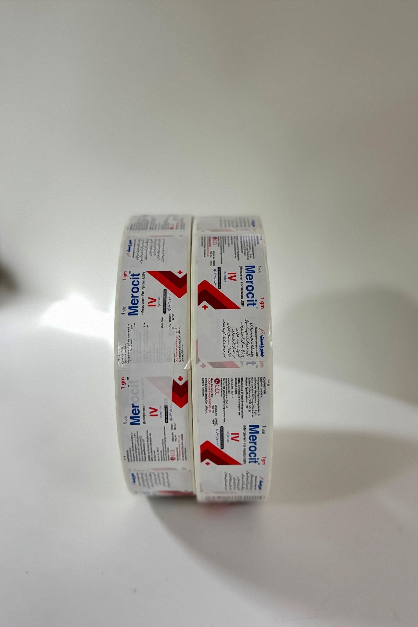 Merocit IV label roll