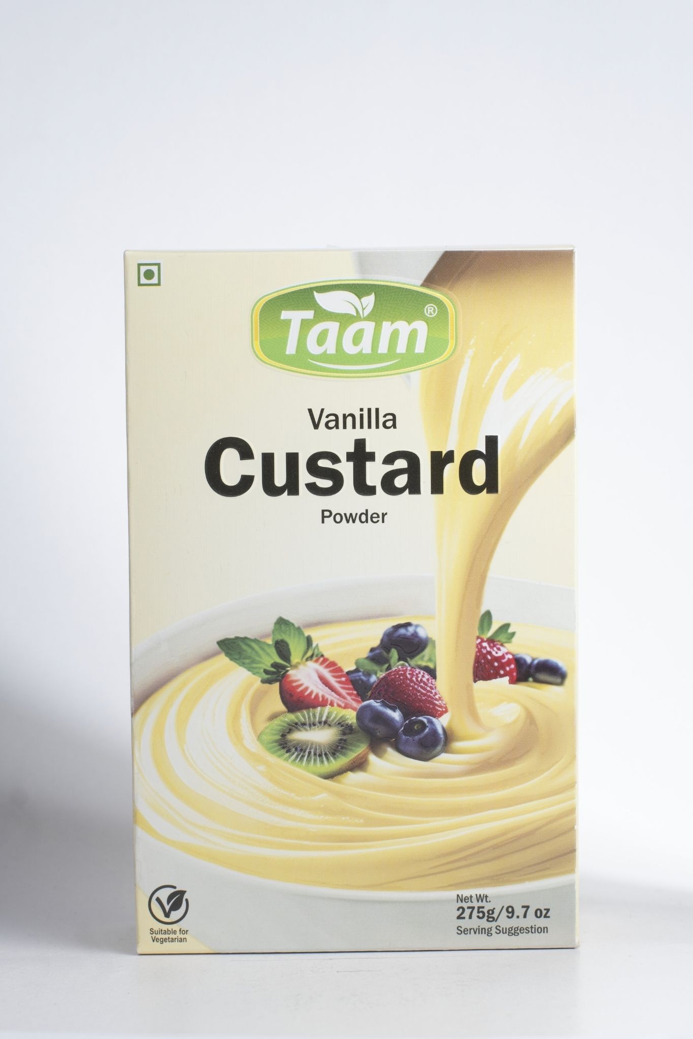 Taam custard powder box